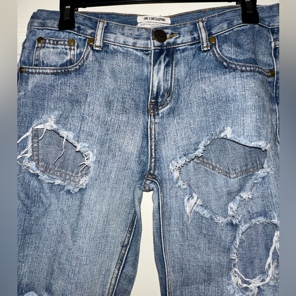 One X one teaspoon women’s awesome baggies distressed denim jeans 27 - Picture 8 of 11